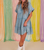 Robe Crinkle Minéral pour Femmes