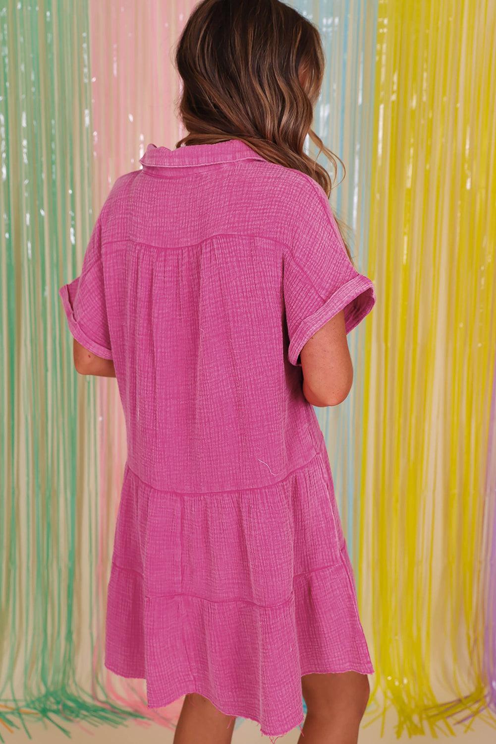Robe Crinkle Minéral pour Femmes