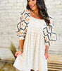 Robe Mini Imprimé Azteque pour Femmes