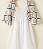 Robe Mini Imprimé Azteque pour Femmes