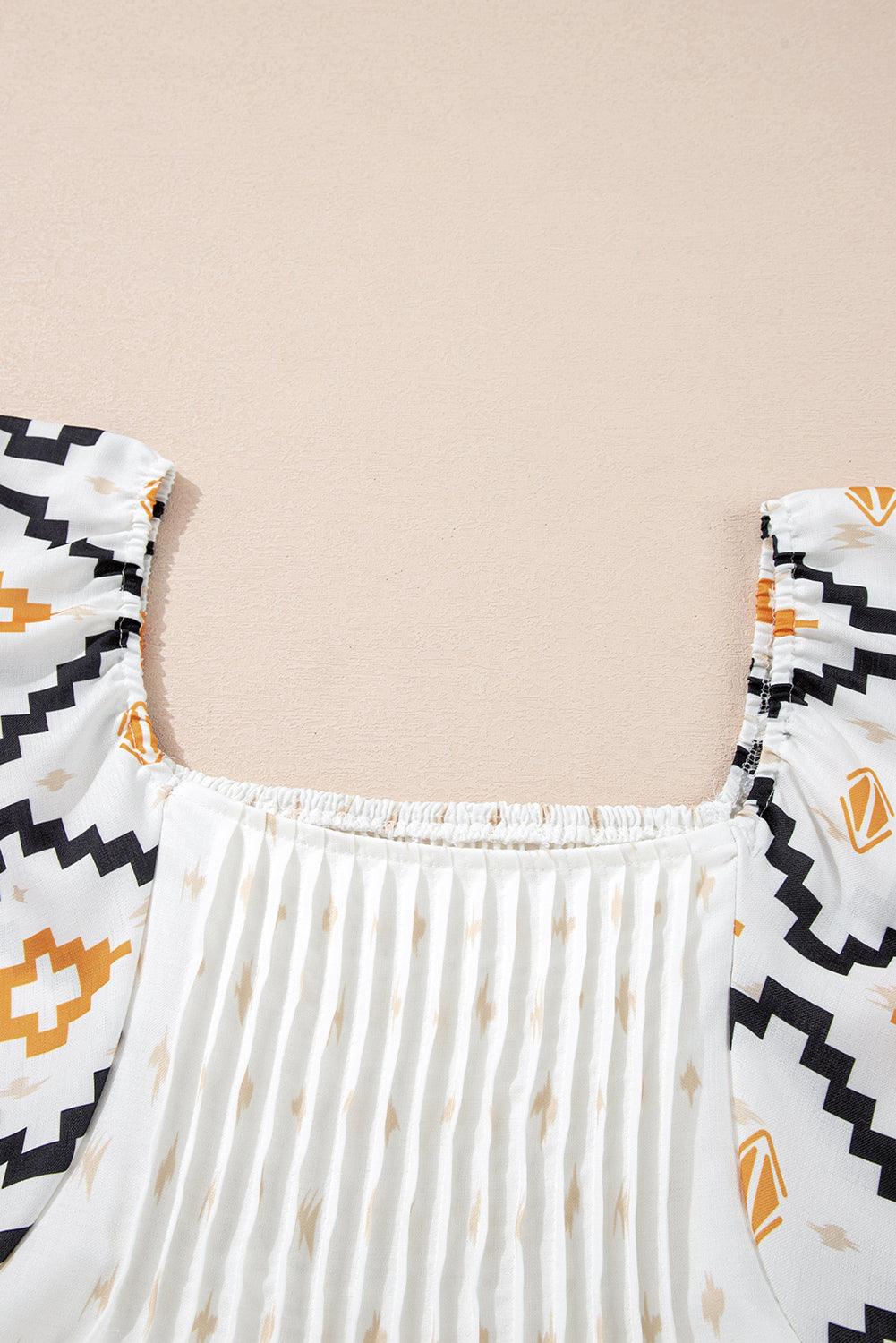 Robe Mini Imprimé Azteque pour Femmes