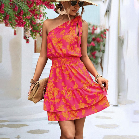 Mini Robe Imprimé Floral pour Femmes