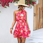 Mini Robe Imprimé Floral pour Femmes