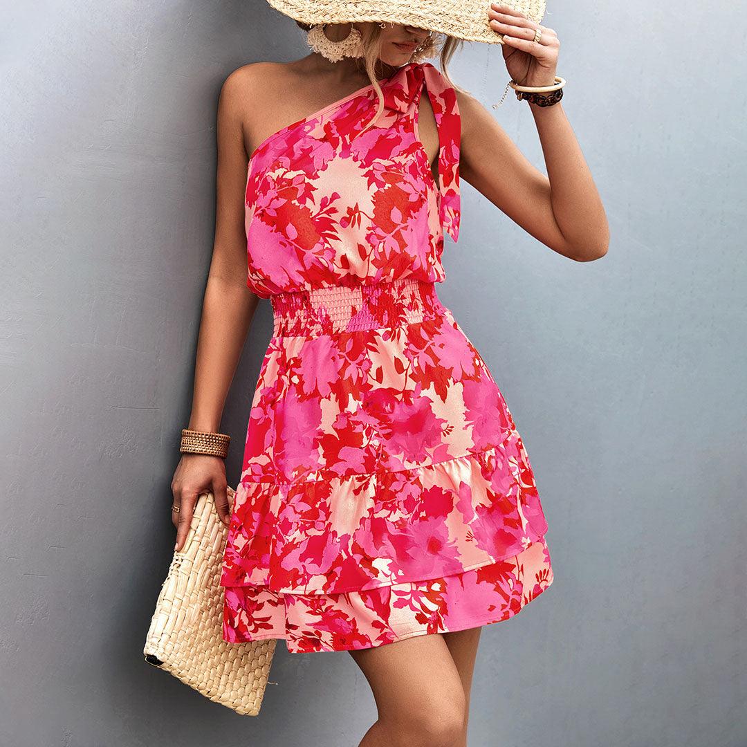 Mini Robe Imprimé Floral pour Femmes