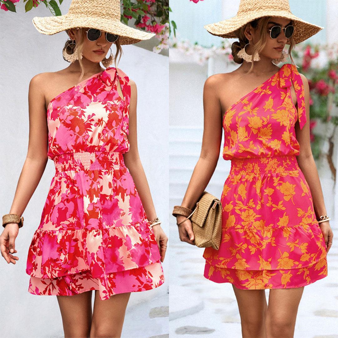 Mini Robe Imprimé Floral pour Femmes
