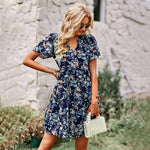 Robe Fleurie Mini pour Femmes