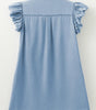 Robe Mini avec Manches Volantes pour Femmes