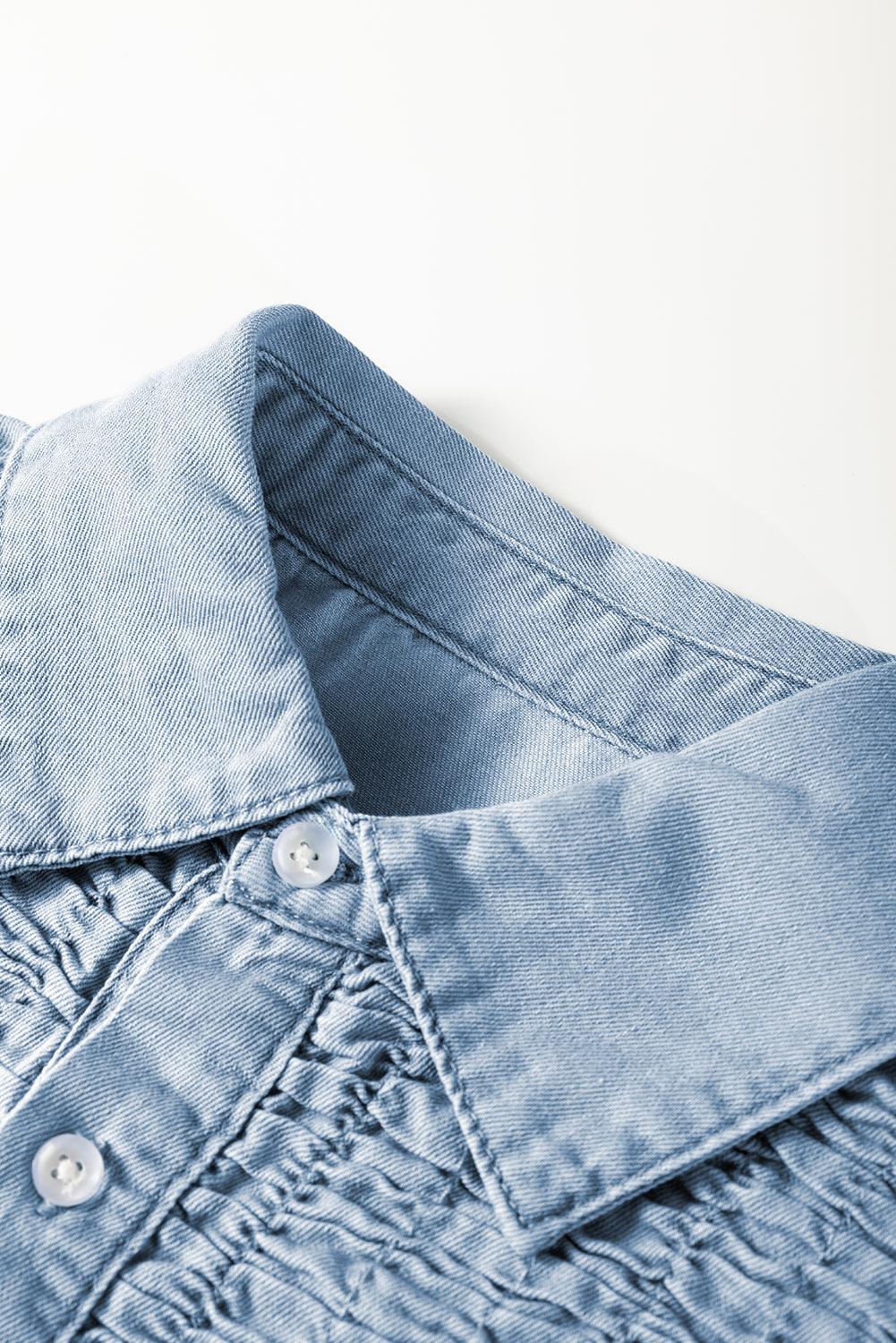 Robe Mini avec Manches Volantes pour Femmes