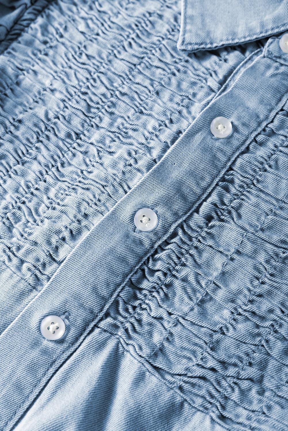 Robe Mini avec Manches Volantes pour Femmes