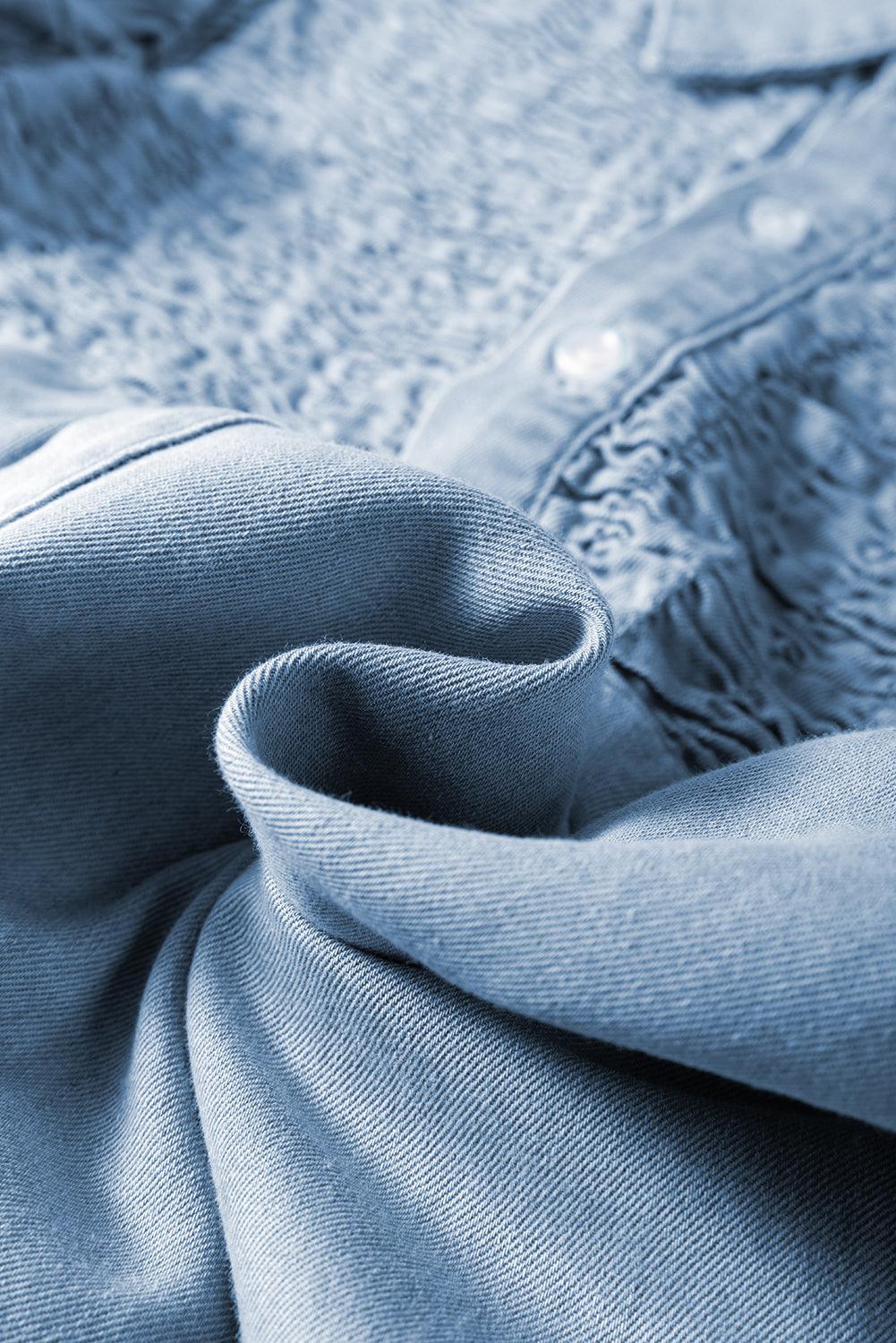 Robe Mini avec Manches Volantes pour Femmes