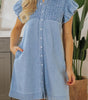 Robe Mini avec Manches Volantes pour Femmes