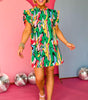 Robe Mini à Franges et Imprimé Abstrait pour Femmes