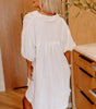 Robe Mini Élégante avec Manches Bouffantes pour Femmes