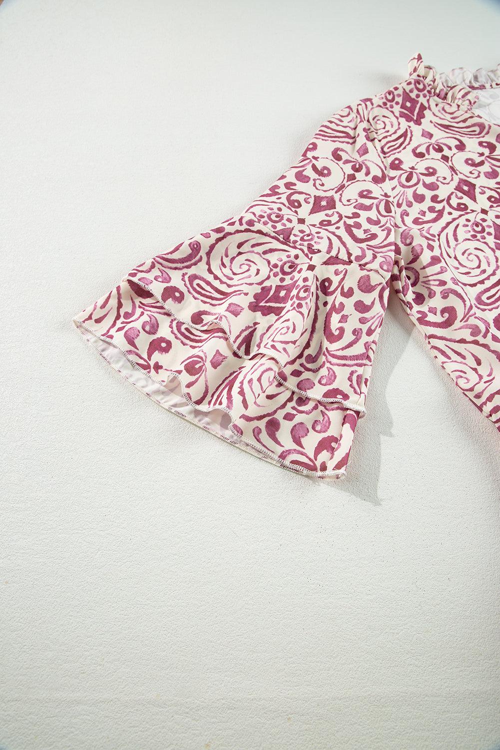 Robe Mini Imprimé Paisley pour Femmes