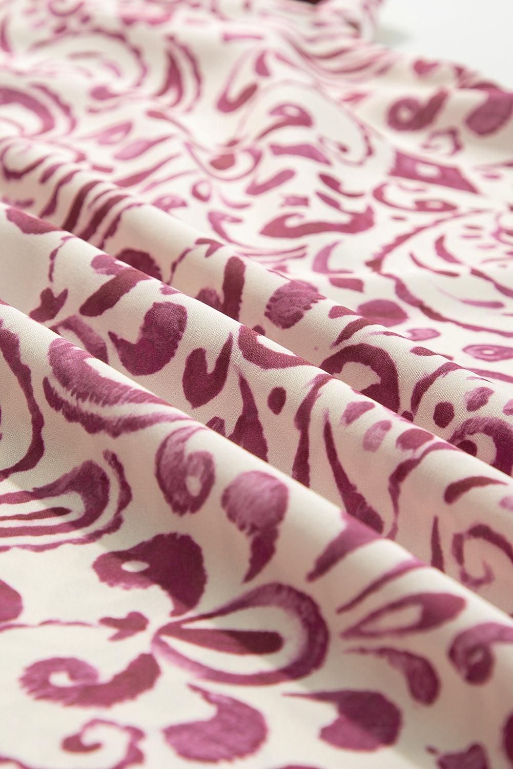 Robe Mini Imprimé Paisley pour Femmes