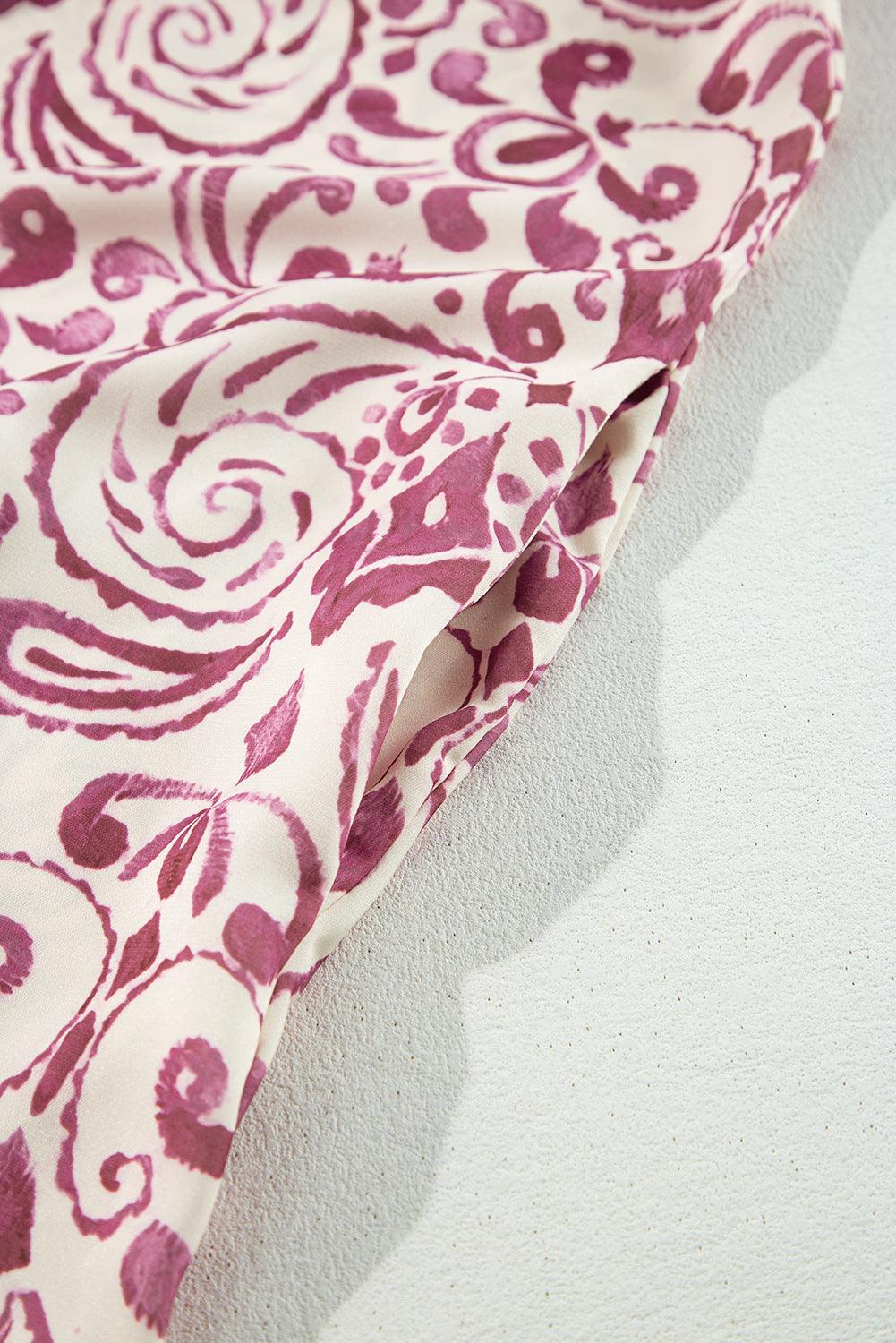 Robe Mini Imprimé Paisley pour Femmes