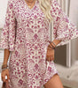 Robe Mini Imprimé Paisley pour Femmes