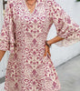 Robe Mini Imprimé Paisley pour Femmes