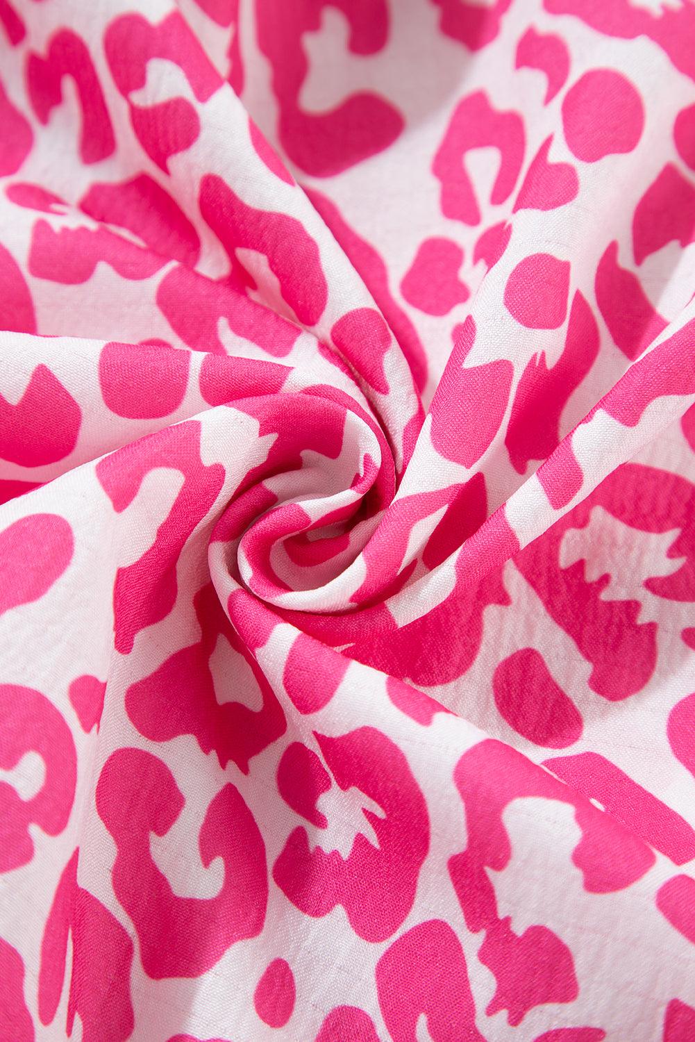 Robe Mini Imprimé Léopard pour Femmes