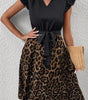 Robe Mini Imprimé Léopard pour Femmes