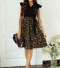 Robe Mini Imprimé Léopard pour Femmes