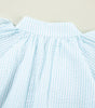 Robe Mini à Volants et Manches Bouffantes pour Femmes
