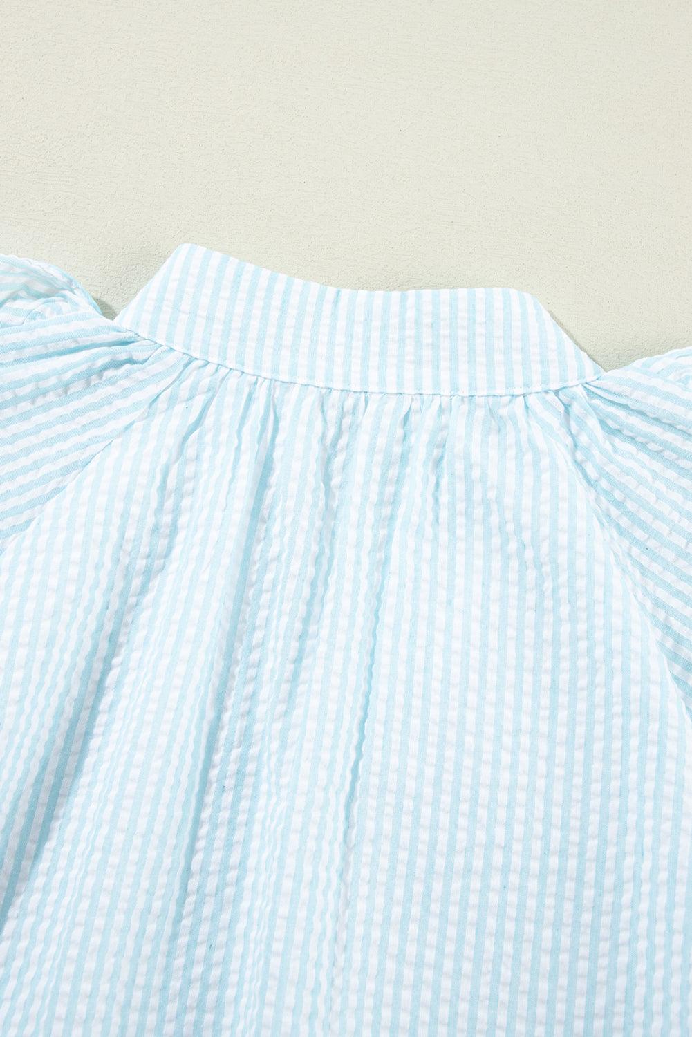 Robe Mini à Volants et Manches Bouffantes pour Femmes