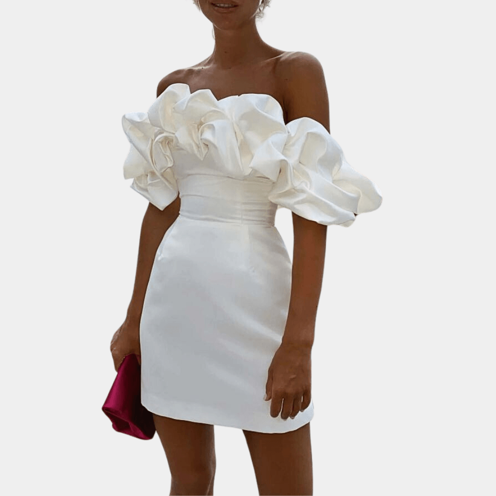 Robe Mini à Volants pour Femmes