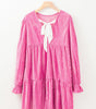 Robe Mini avec Manches Volantes pour Femmes
