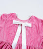 Robe Mini avec Manches Volantes pour Femmes