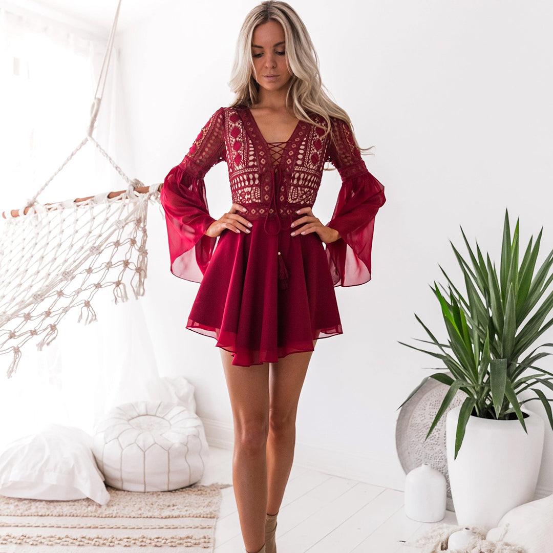 Robe Mini Évasée pour Femmes