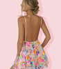 Robe Mini Pailletée Décolleté en V pour Femmes