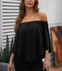 Robe Mini Poncho à Plusieurs Couches pour Femmes