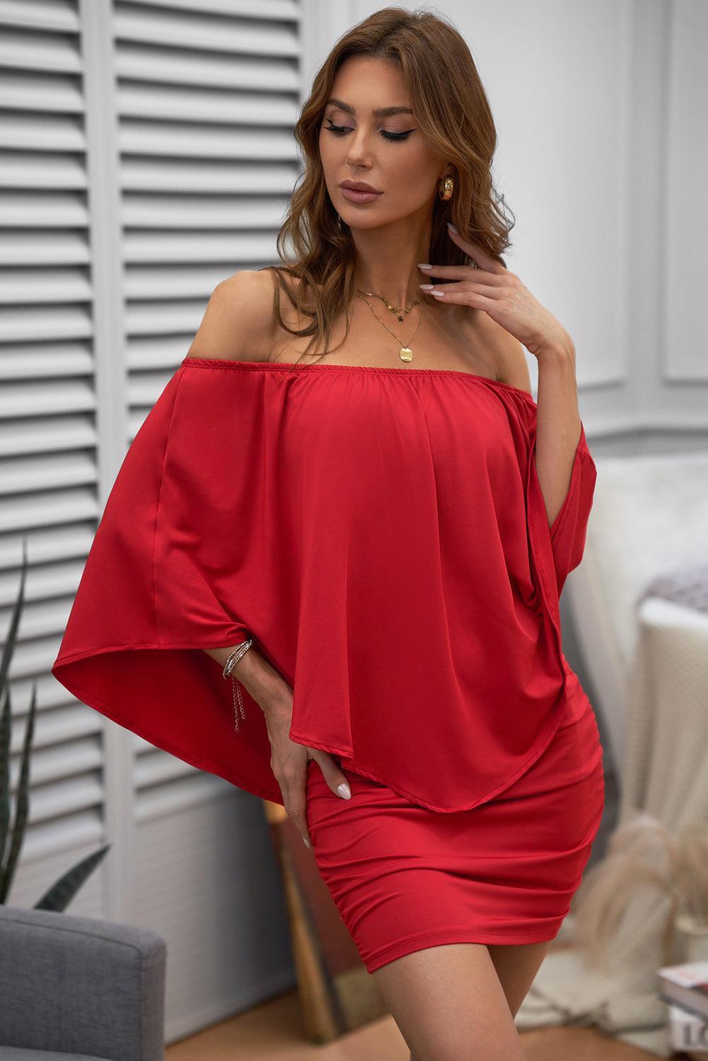 Robe Mini Poncho à Plusieurs Couches pour Femmes