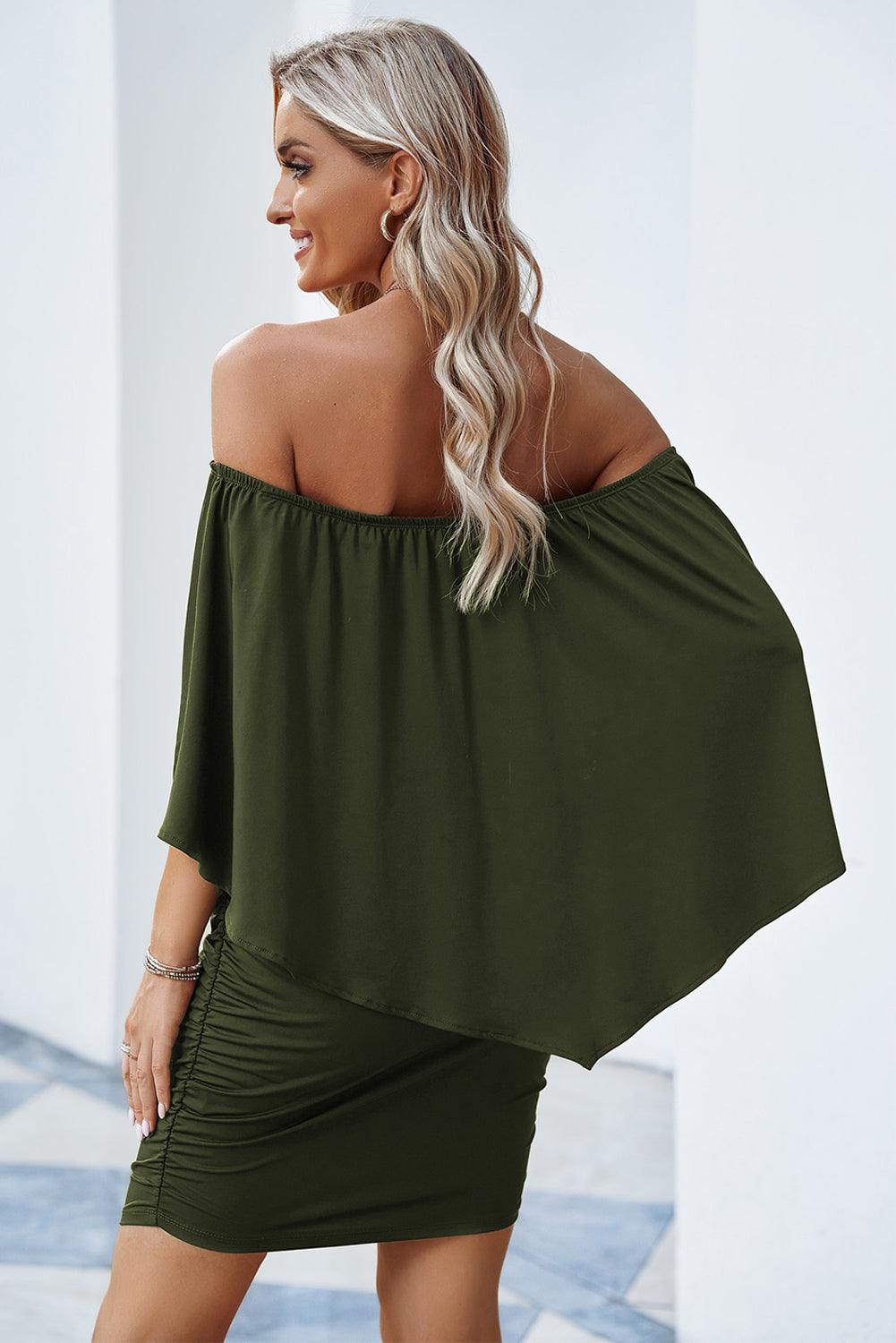 Robe Mini Poncho à Plusieurs Couches pour Femmes