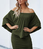 Robe Mini Poncho à Plusieurs Couches pour Femmes