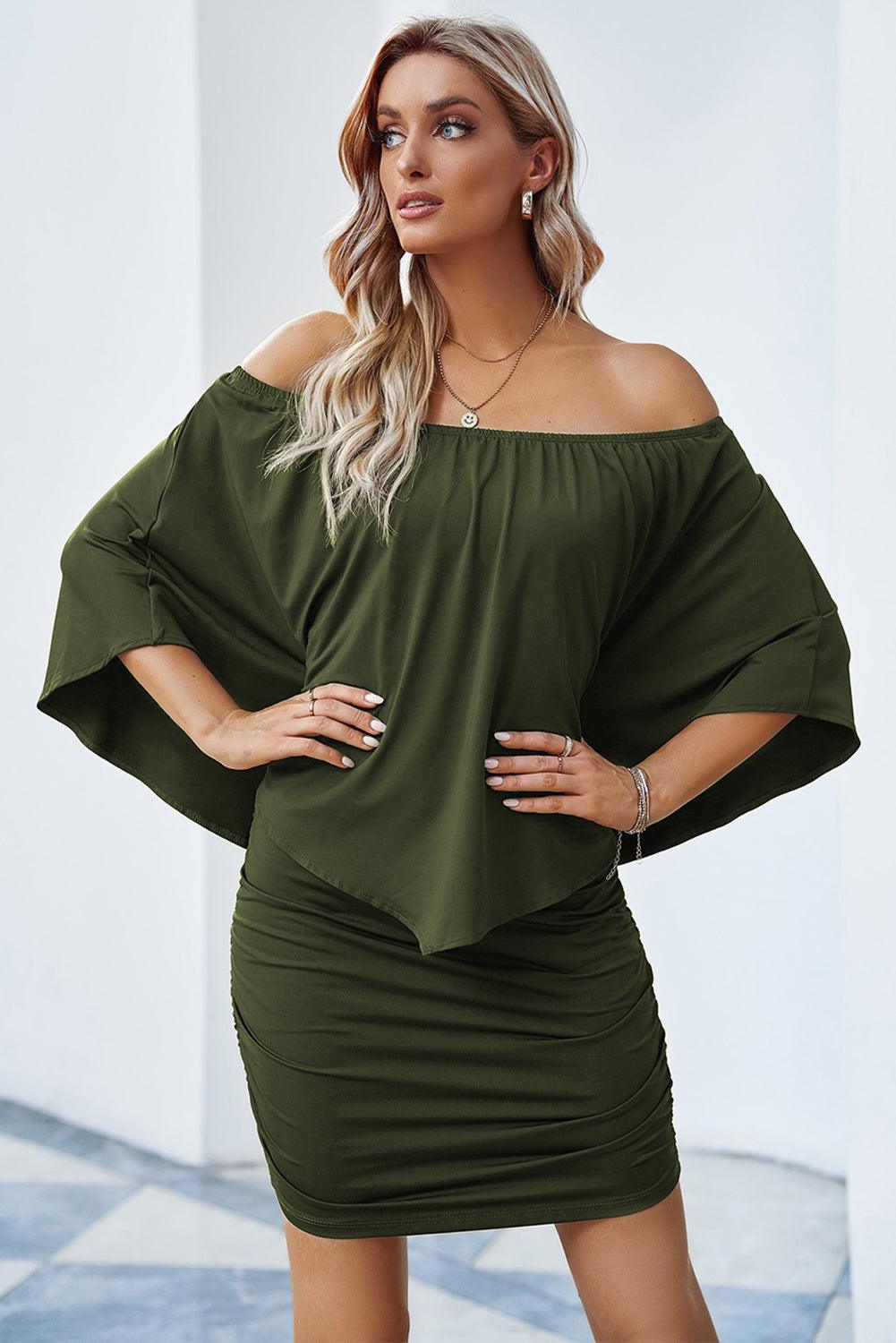 Robe Mini Poncho à Plusieurs Couches pour Femmes