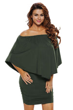 Robe Mini Poncho à Plusieurs Couches pour Femmes