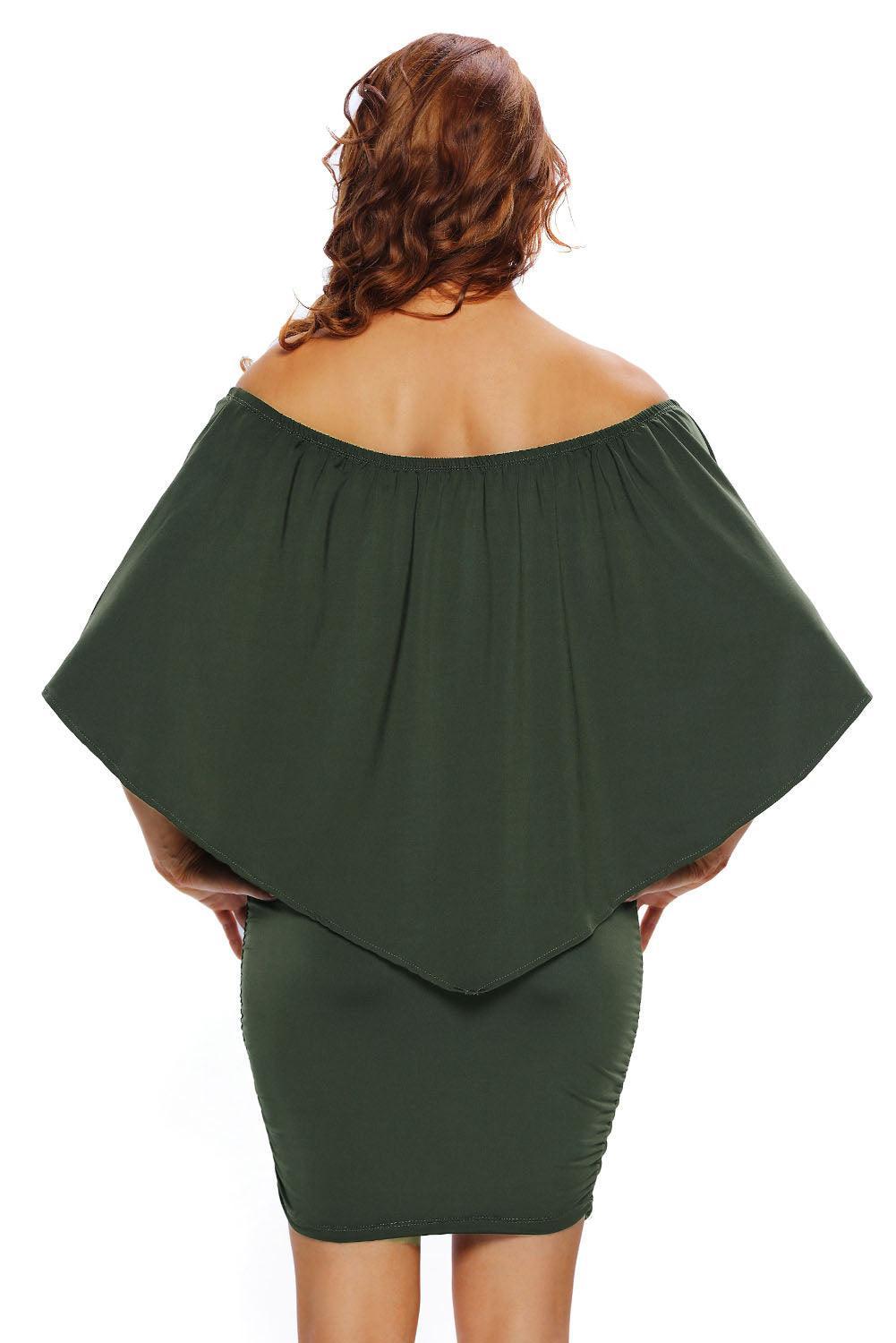 Robe Mini Poncho à Plusieurs Couches pour Femmes
