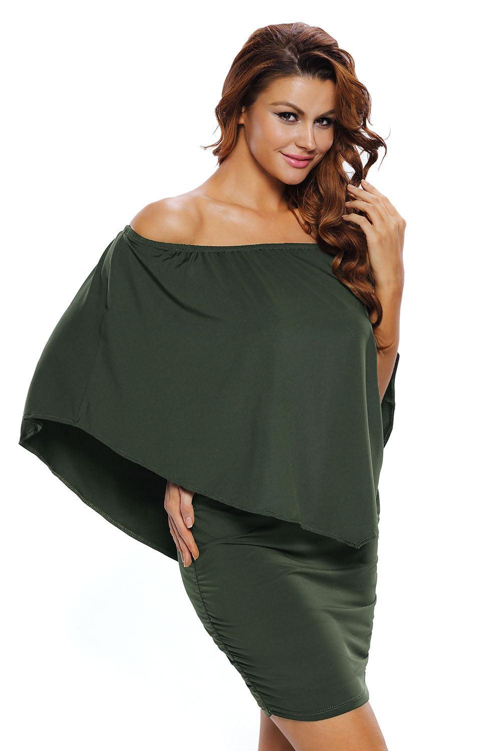 Robe Mini Poncho à Plusieurs Couches pour Femmes