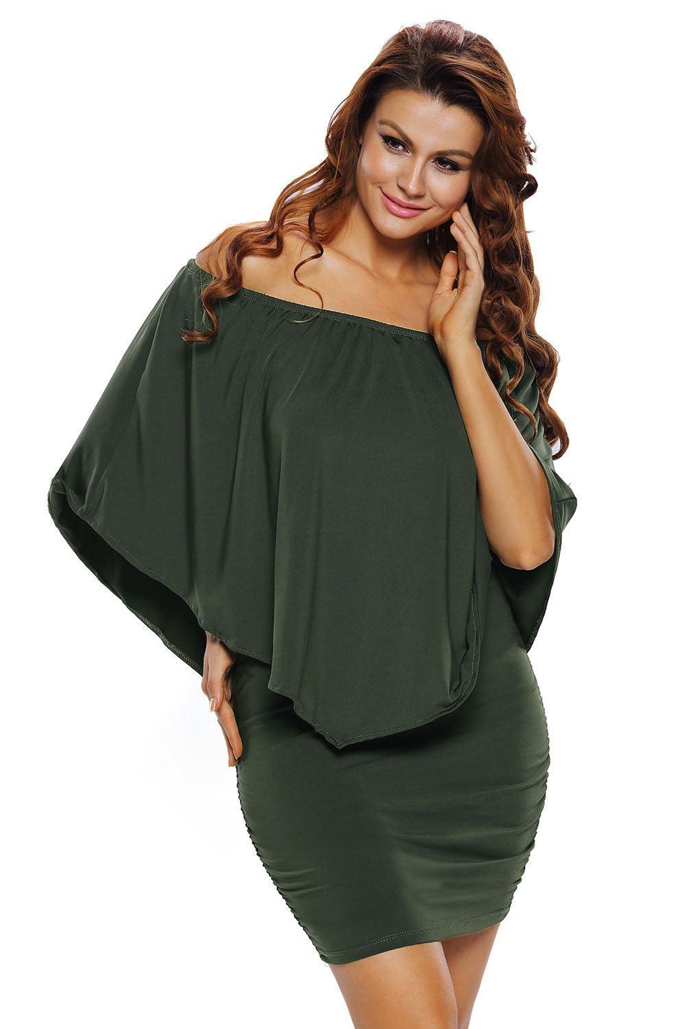 Robe Mini Poncho à Plusieurs Couches pour Femmes