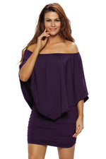 Robe Mini Poncho à Plusieurs Couches pour Femmes