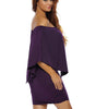 Robe Mini Poncho à Plusieurs Couches pour Femmes