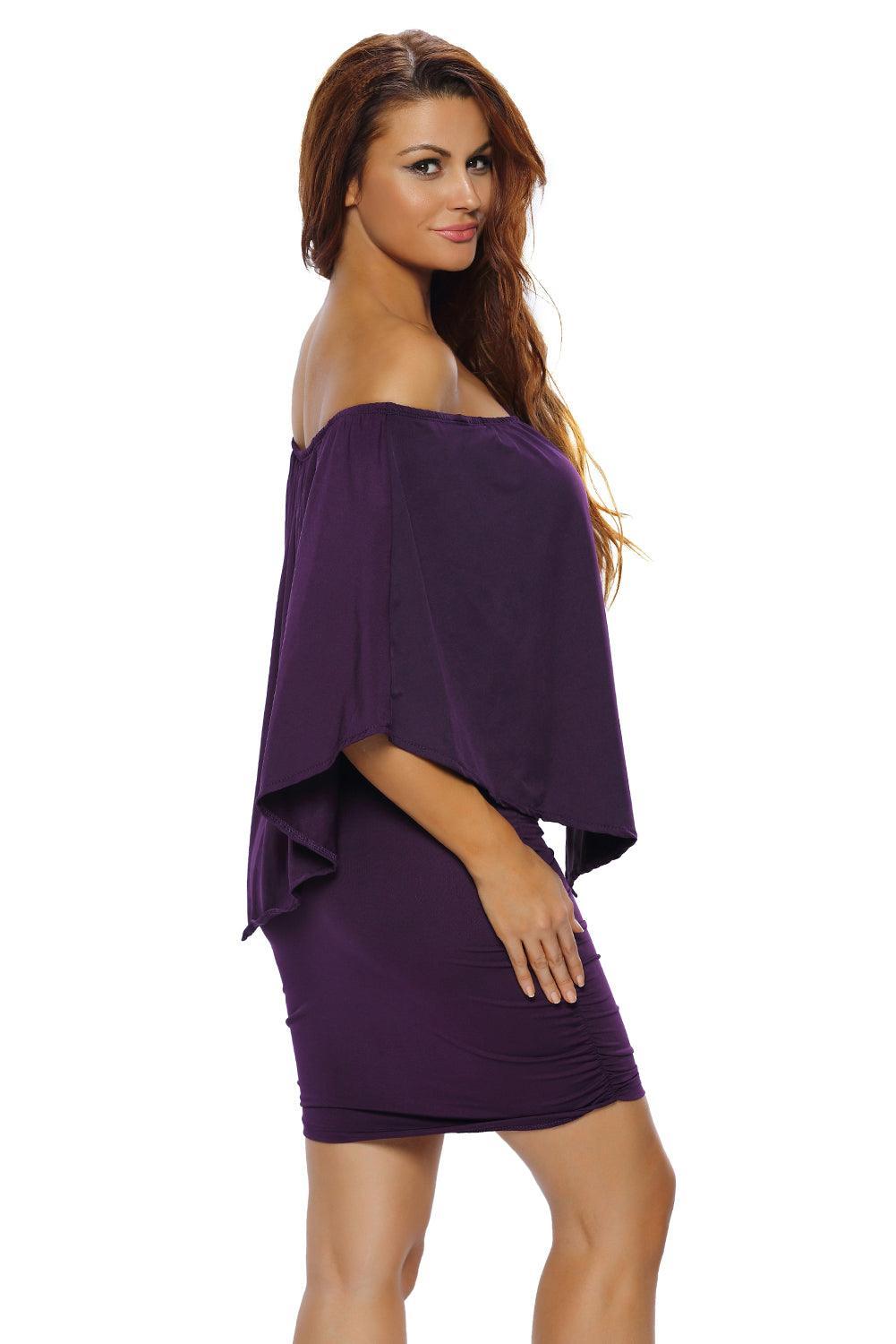 Robe Mini Poncho à Plusieurs Couches pour Femmes