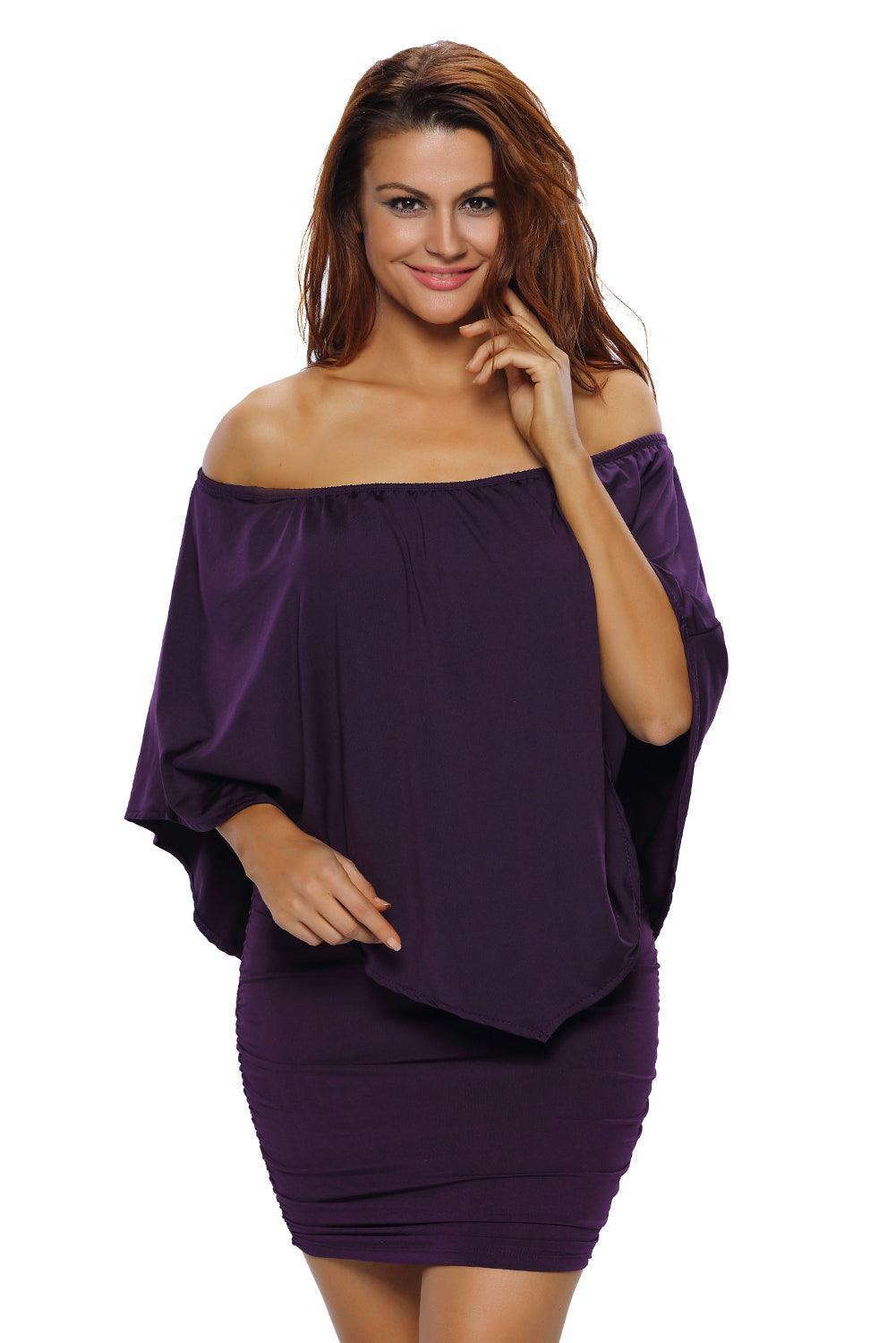 Robe Mini Poncho à Plusieurs Couches pour Femmes