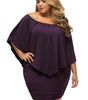Robe Mini Poncho à Plusieurs Couches pour Femmes