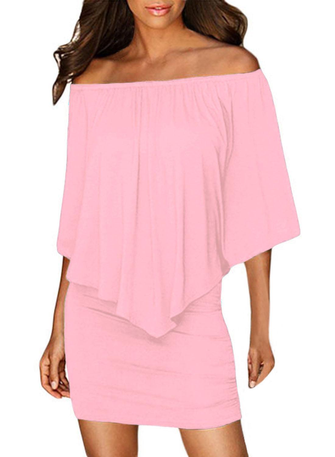 Robe Mini Poncho à Plusieurs Couches pour Femmes