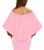 Robe Mini Poncho à Plusieurs Couches pour Femmes