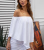 Robe Mini Poncho à Plusieurs Couches pour Femmes