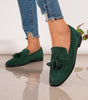 Mocassin Confort en Daim à Franges pour Femme